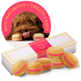 Dog Macarons - Count of 6 (Dog Treats | Dog Gifts)