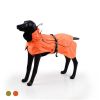 Dog Coats Small Waterproof,Warm Outfit Clothes Dog Jackets Small,Adjustable Drawstring Warm And Cozy Dog Sport Vest-(orange, size L))