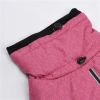 New Style Dog Winter Jacket with Waterproof Warm Polyester Filling Fabric-(pink , size XL)