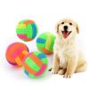 Pet Ball Toy For Dog & Cat; Bouncy Ball Toy With LED Light; Dog Chew Toys; Interactive Dog Toys