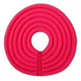 Cat Recovery Collar 8 Colors Pet Neck Cone Adjustable Easy Clean Puppy Kitty Surgery Recovery Collar Anti-bite Cone (Color: Rose Red, size: XS)