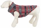 Pet Life 'Scotty' Tartan Classical Plaided Insulated Dog Coat Jacket