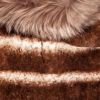 Pet Life Luxe 'Tira-Poochoo' Tiramisu Patterned Mink Dog Coat Jacket