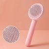 1pc Pet Grooming Brush Hair Removal Comb With Stainless Steel Teeth; Dematting Brush For Dogs & Cats